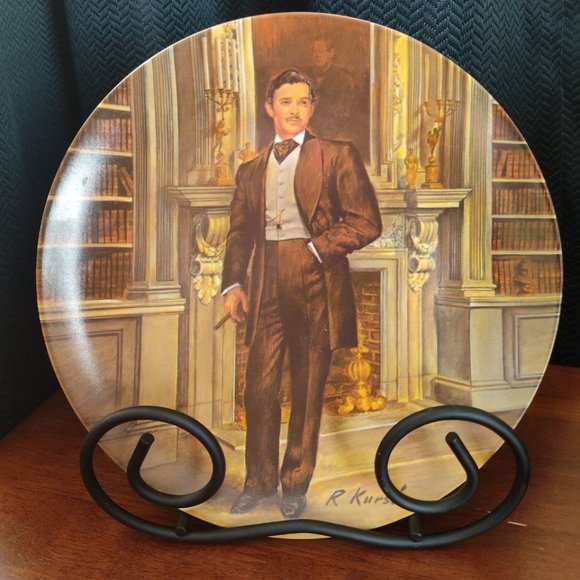 Knowles Gone with the Wind Collector Plate - 'Rhett' (#PLT264) - Picture 1 of 3